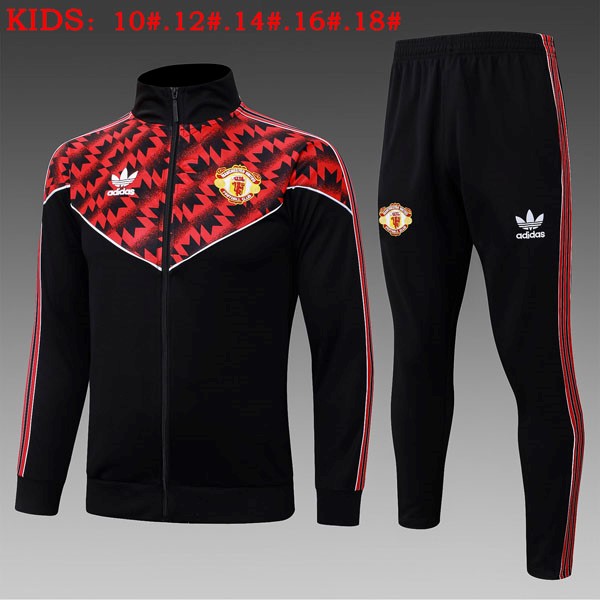 Ninos Chandal Manchester United 2025 2026 Negro Rojo 5